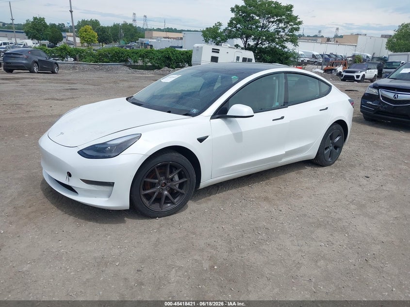 5YJ3E1EB7MF054854 2021 TESLA MODEL 3 LONG RANGE photo 1