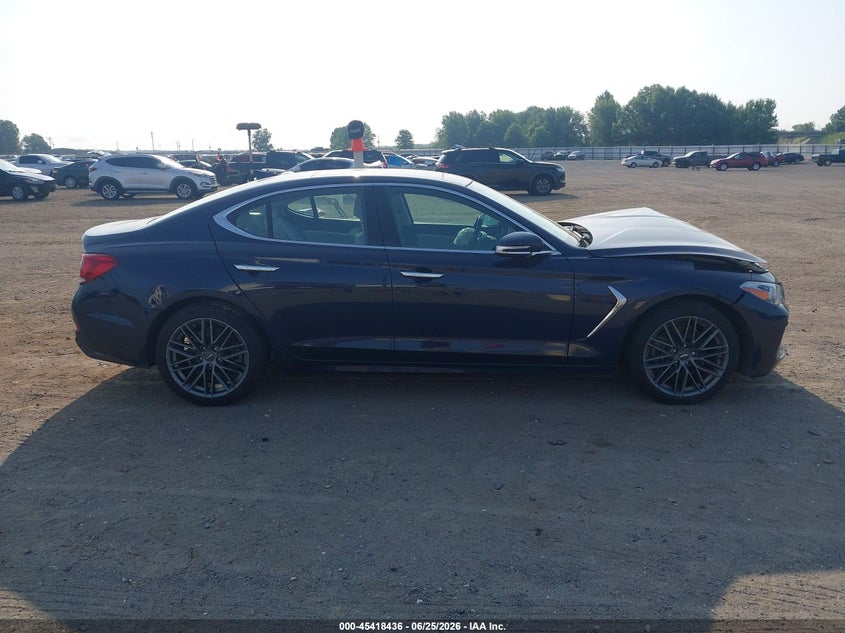 2019 Genesis G70 2.0T Advanced VIN: KMTG34LA3KU021018 Lot: 45418436