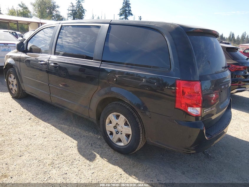 Vin: 2c4rdgbg6dr505941, lot: 45916590, dodge grand caravan se 20133