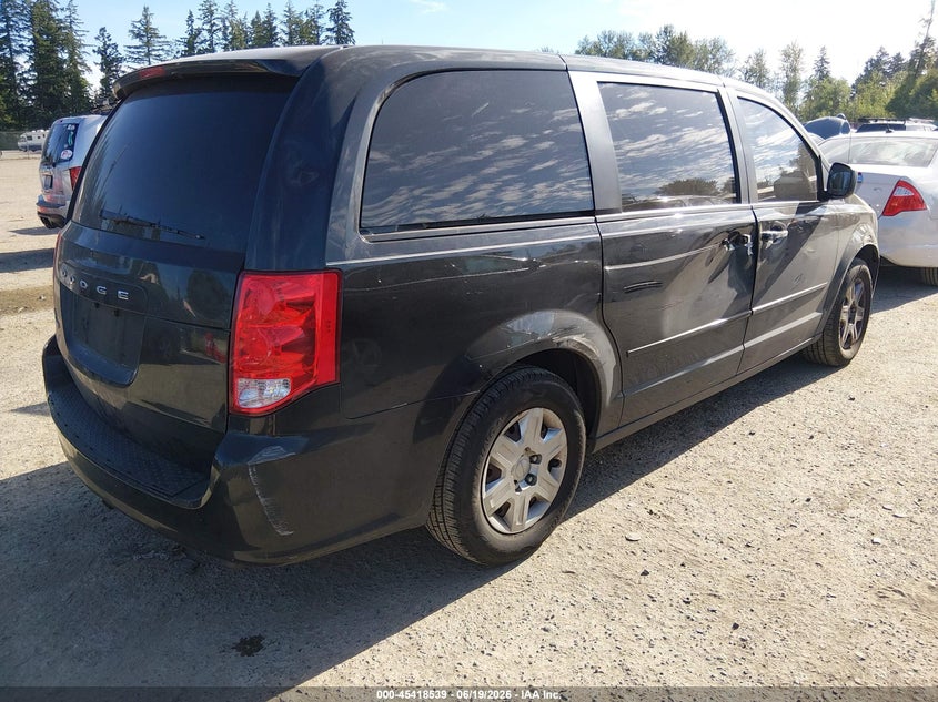 Vin: 2c4rdgbg6dr505941, lot: 45916590, dodge grand caravan se 20134