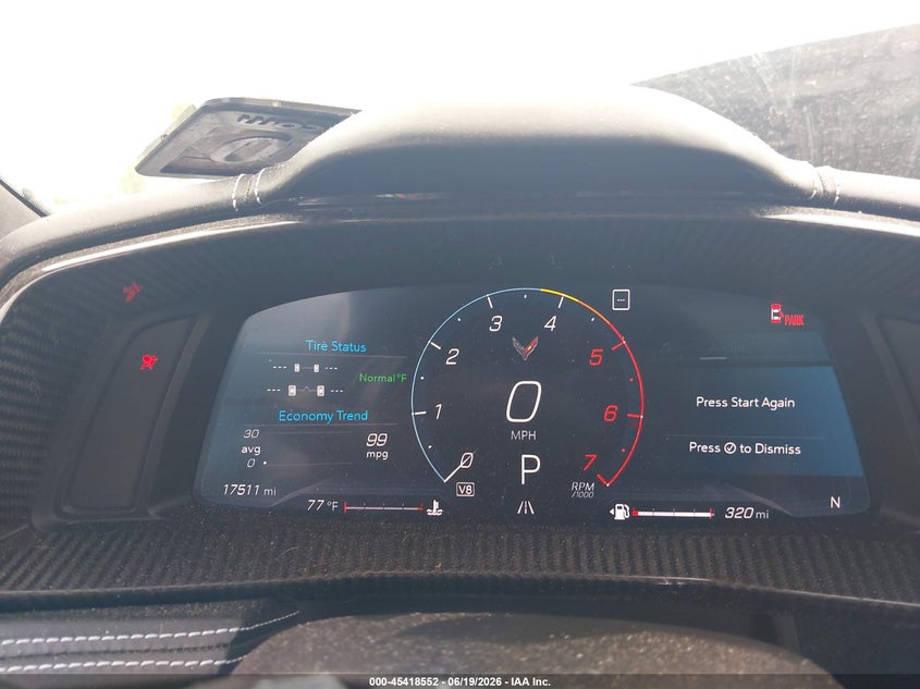 2020 CHEVROLET CORVETTE STINGRAY auction photo 7