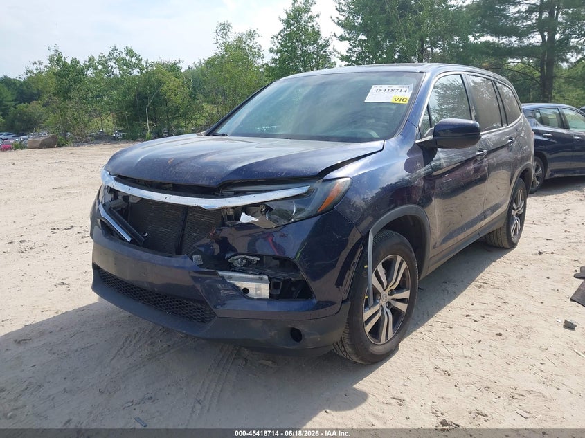 Vin: 5fnyf6h51jb071988, lot: 45916765, honda pilot ex-l 20182