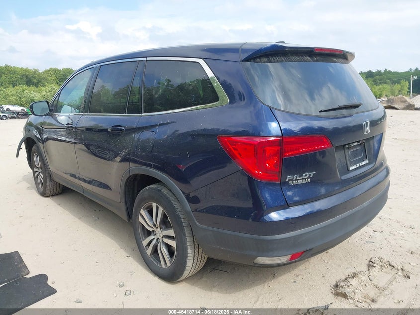 Vin: 5fnyf6h51jb071988, lot: 45916765, honda pilot ex-l 20183