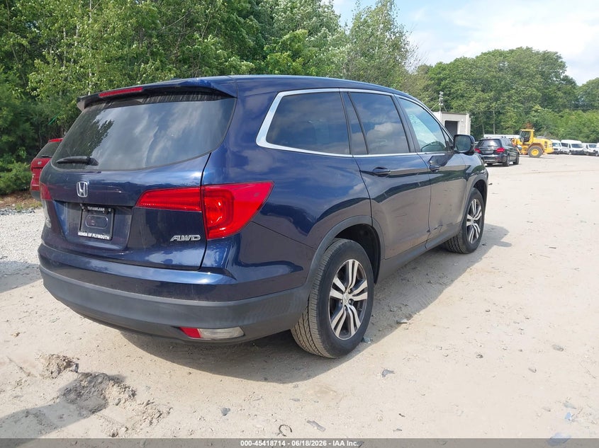 Vin: 5fnyf6h51jb071988, lot: 45916765, honda pilot ex-l 20184