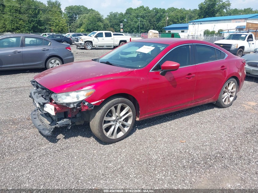 Vin: jm1gj1v53g1402816, lot: 45916907, mazda mazda6 i touring 20162