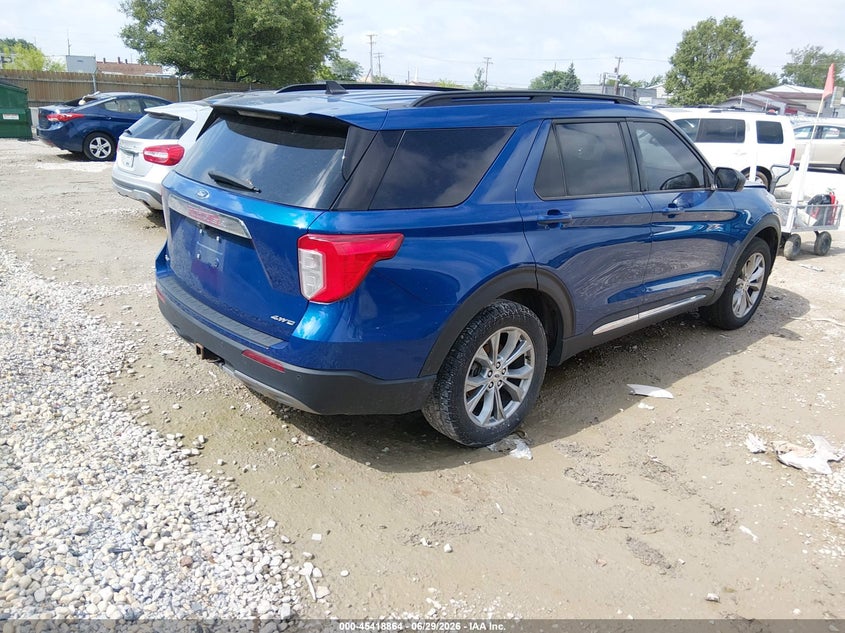 Vin: 1fmsk8dh9nga80782, lot: 45916915, ford explorer xlt 20224