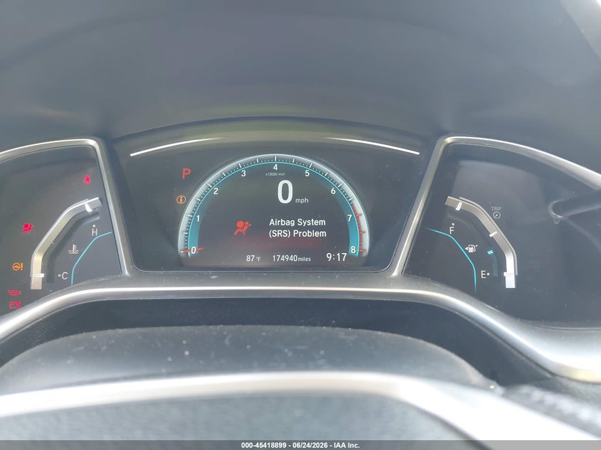 2018 HONDA CIVIC SEDAN 2.0L I-4 DOHC, VVT, 158HP