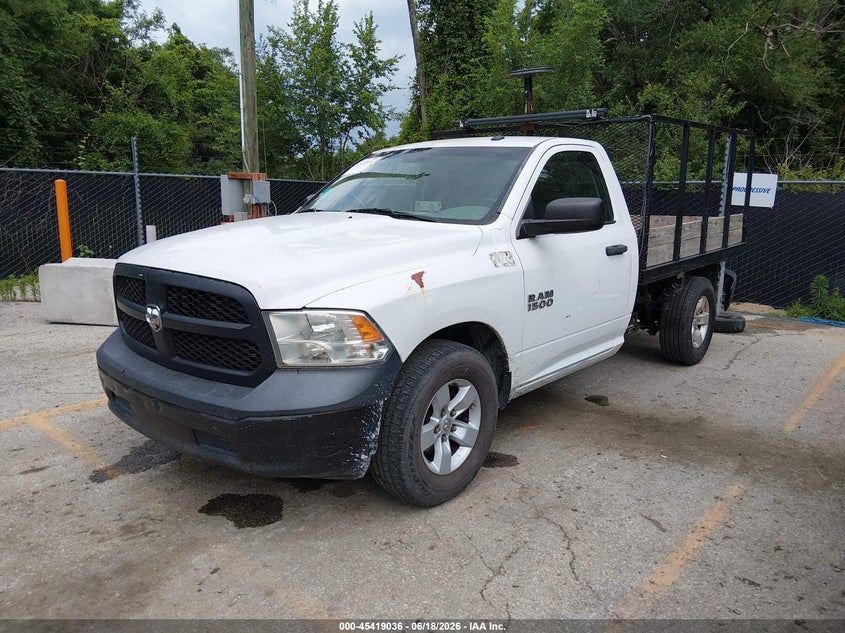 Vin: 3c6jr6dg1gg163421, lot: 45917087, ram 1500 tradesman 20162