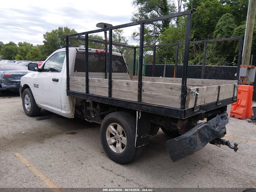 Vin: 3c6jr6dg1gg163421, lot: 45917087, ram 1500 tradesman 20163
