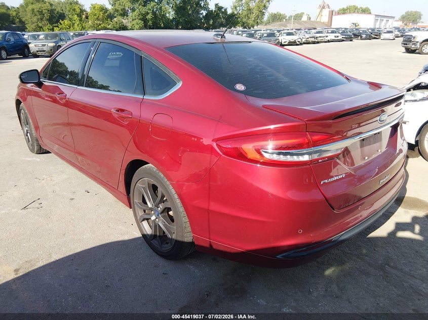 2018 FORD FUSION auction photo 3
