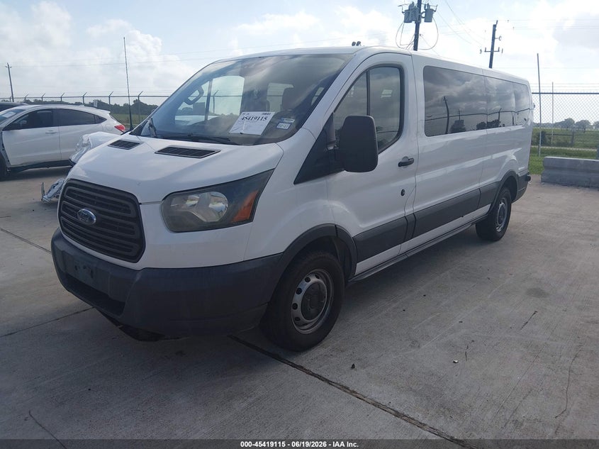 Vin: 1fbax2zv4gkb19070, lot: 45917166, ford transit-350 xl 20162