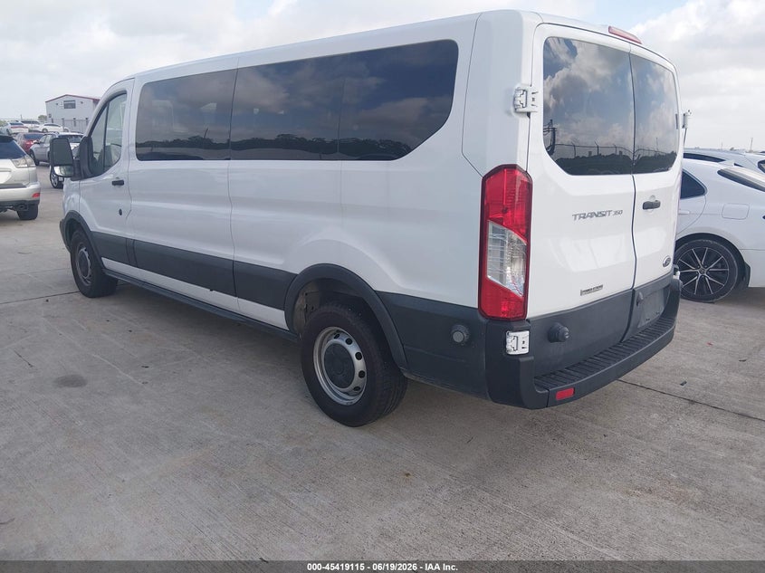 Vin: 1fbax2zv4gkb19070, lot: 45917166, ford transit-350 xl 20163