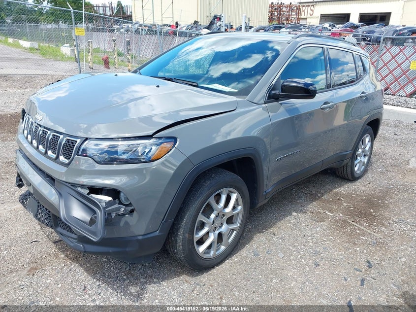 Vin: 3c4njdfn8pt546975, lot: 45917203, jeep compass latitude lux fwd 20232