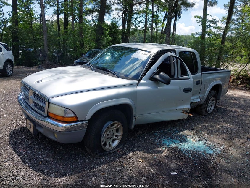 2004 Dodge Dakota, Обычный износ, IAAI, VIN 1D7HL48N54S671519 — фото 2