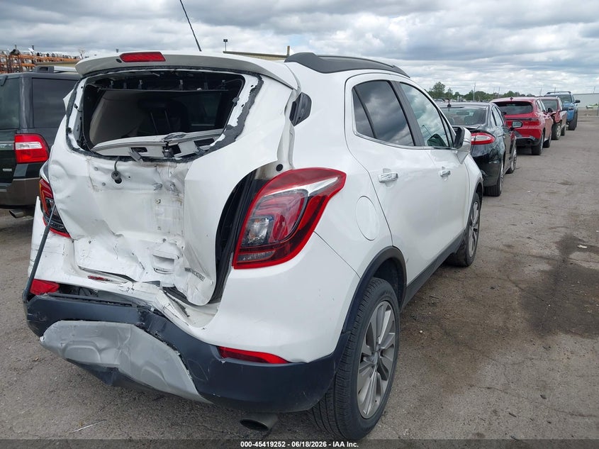 Vin: kl4cjasb1kb790957, lot: 45917303, buick encore fwd preferred 20194