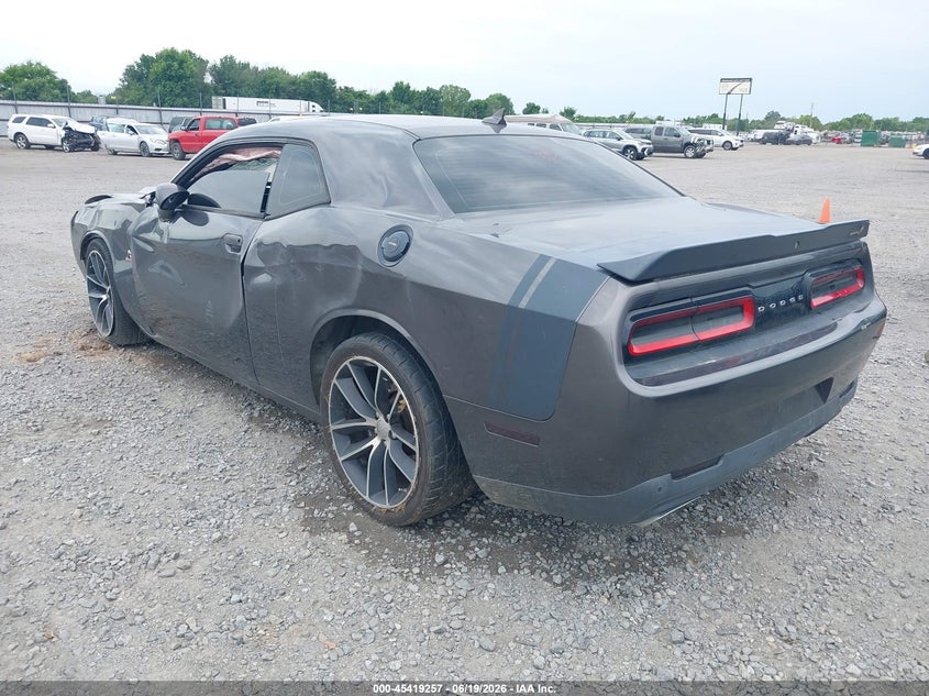 Vin: 2c3cdzfj7gh193652, lot: 45917308, dodge challenger r/t scat pack 20163