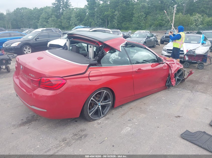 Vin: wba4z3c5xkef31180, lot: 45917331, bmw 430i xdrive 20194