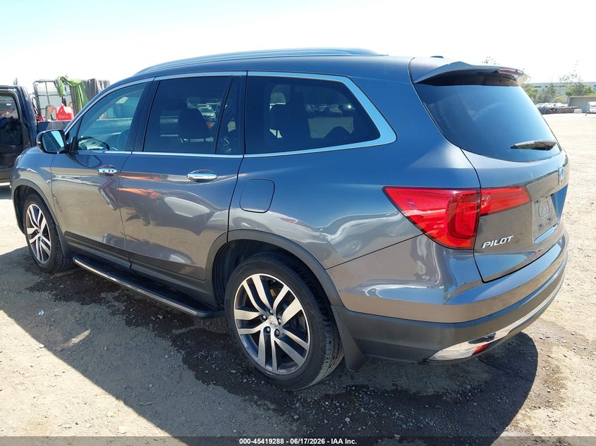 Vin: 5fnyf5h94gb026405, lot: 45917339, honda pilot touring 20163