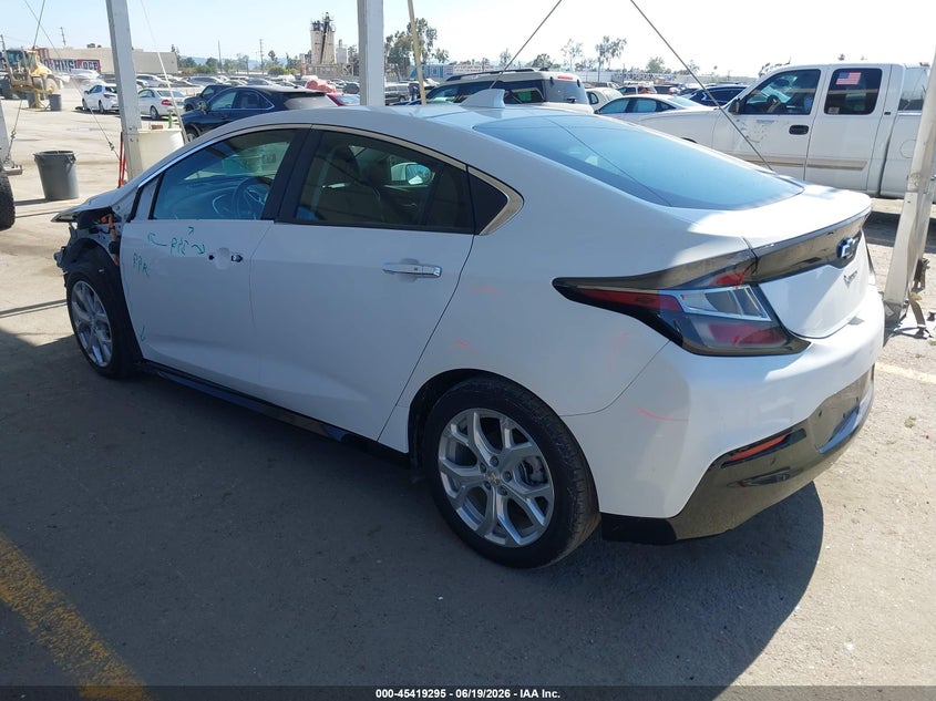 Vin: 1g1rd6s50ju157568, lot: 45917346, chevrolet volt premier 20183