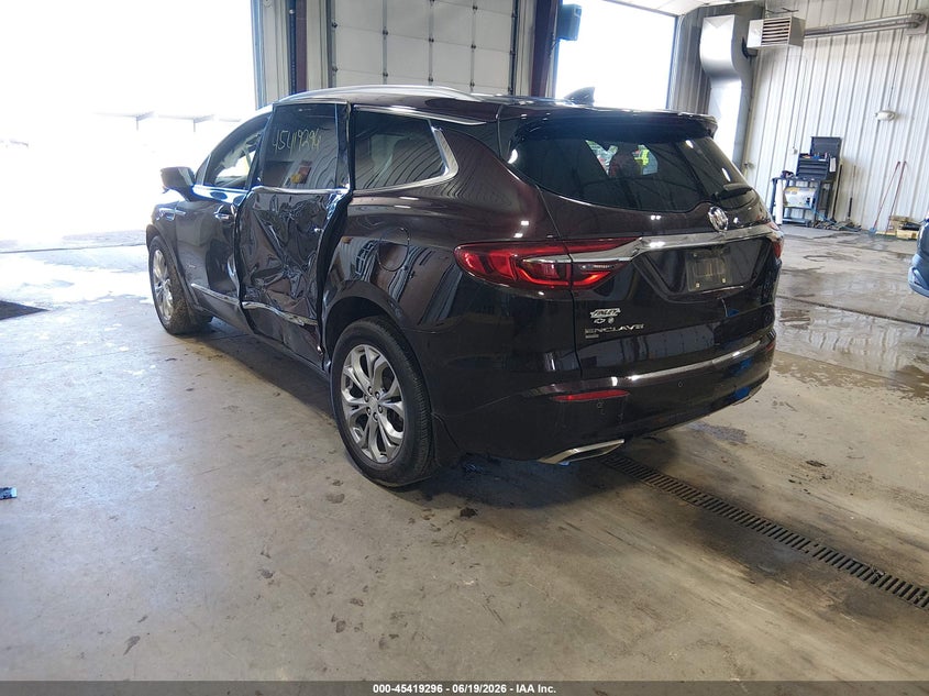 Vin: 5gaevckw9mj226842, lot: 45917347, buick enclave awd avenir 20213