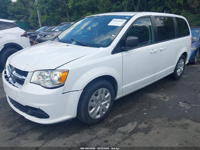 Vin: 2c4rdgbg3jr303988, lot: 45917377, dodge grand caravan se 20182