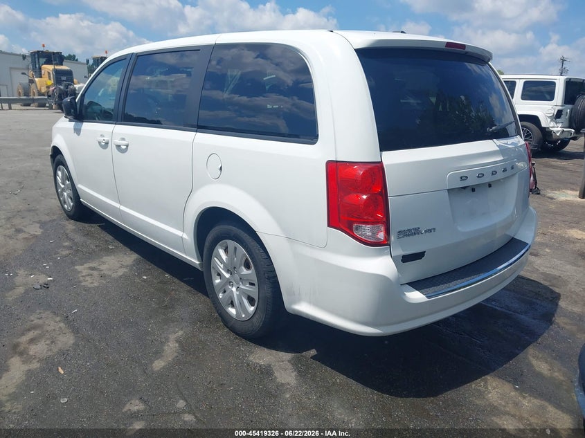 Vin: 2c4rdgbg3jr303988, lot: 45917377, dodge grand caravan se 20183