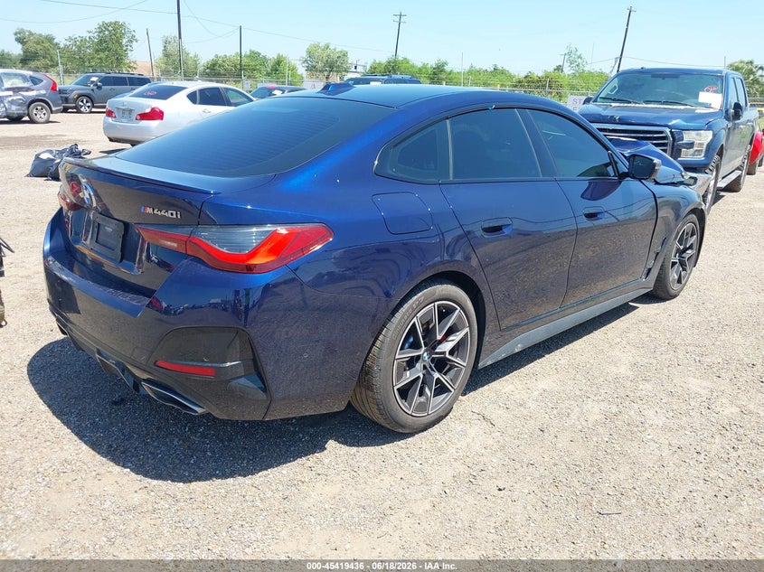 Vin: wba13aw00nfm55294, lot: 45917487, bmw m440i gran coupe xdrive 20224