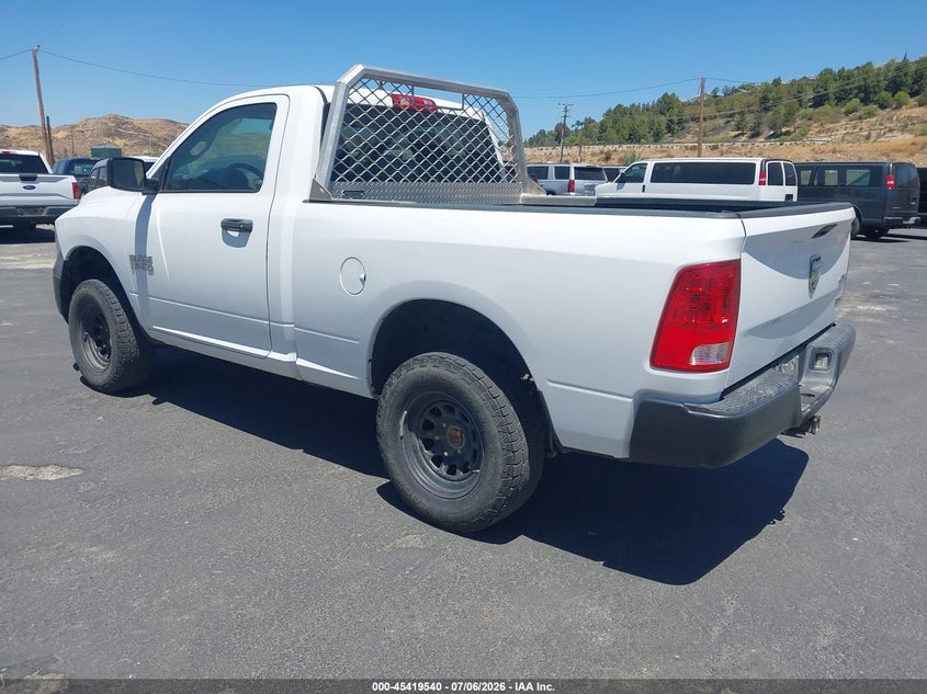 Vin: 3c6jr7ag2hg765319, lot: 45917591, ram 1500 tradesman  4x4 6'4 box 20173