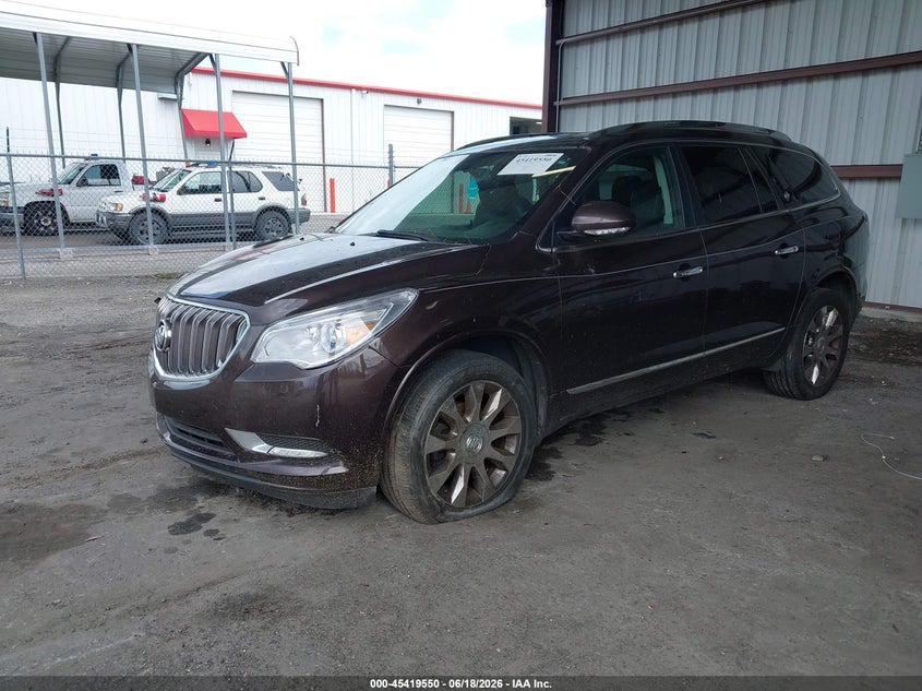 Vin: 5gakvbkd8hj244685, lot: 45917601, buick enclave leather 20172