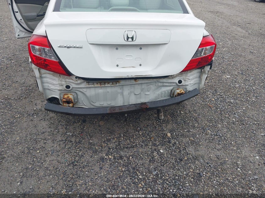 2012 HONDA CIVIC auction photo 6