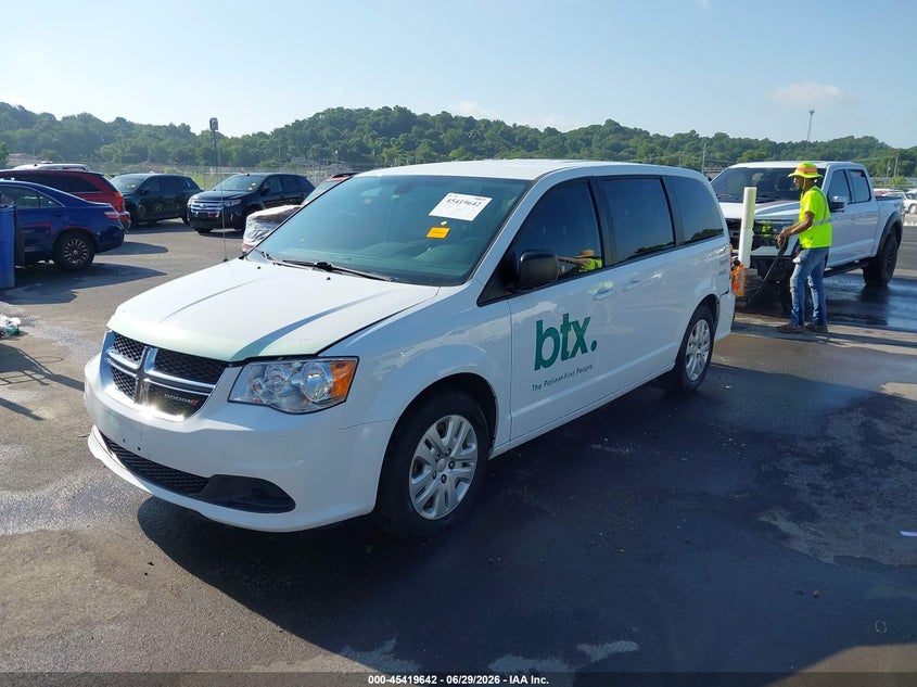 Vin: 2c4rdgbg1jr304797, lot: 45917693, dodge grand caravan se 20182
