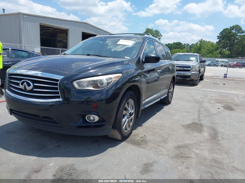 Vin: 5n1al0mm3ec516931, lot: 45917706, infiniti qx60 20142