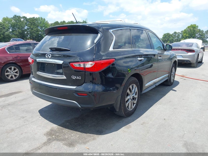 Vin: 5n1al0mm3ec516931, lot: 45917706, infiniti qx60 20144