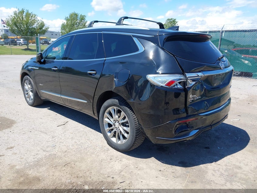 Vin: 5gaevckw3nj193676, lot: 45917714, buick enclave awd avenir 20223