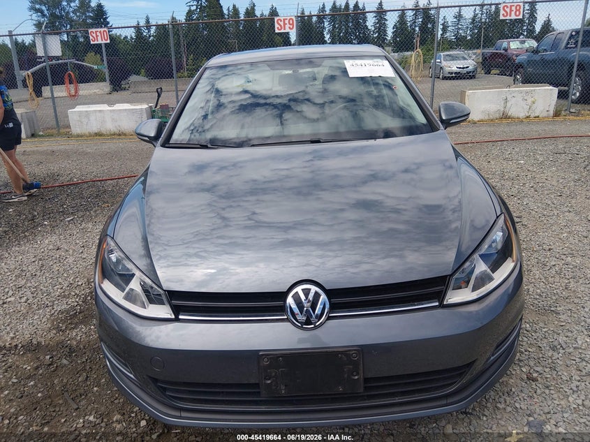 2017 VOLKSWAGEN GOLF TSI S 4-DOOR/TSI SE 4-DOOR/TSI SEL 4-DOOR/TSI WOLFSBURG EDITION 4-DOOR — Photo 12