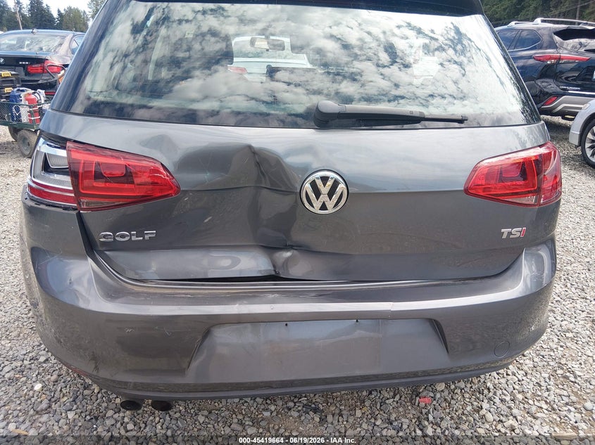 2017 VOLKSWAGEN GOLF TSI S 4-DOOR/TSI SE 4-DOOR/TSI SEL 4-DOOR/TSI WOLFSBURG EDITION 4-DOOR — Photo 6