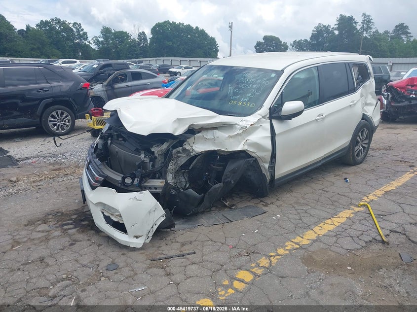Vin: 5fnyf5h30gb058330, lot: 45917788, honda pilot ex 20162
