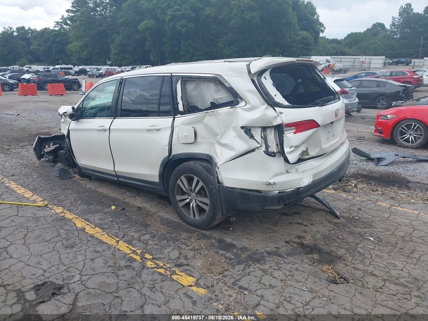 Vin: 5fnyf5h30gb058330, lot: 45917788, honda pilot ex 20163