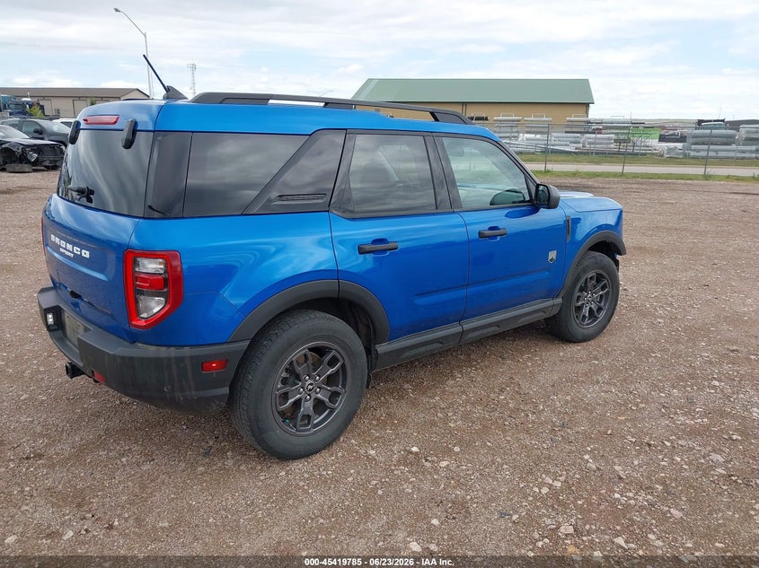 Vin: 3fmcr9b65nre34538, lot: 45917836, ford bronco sport big bend 20224