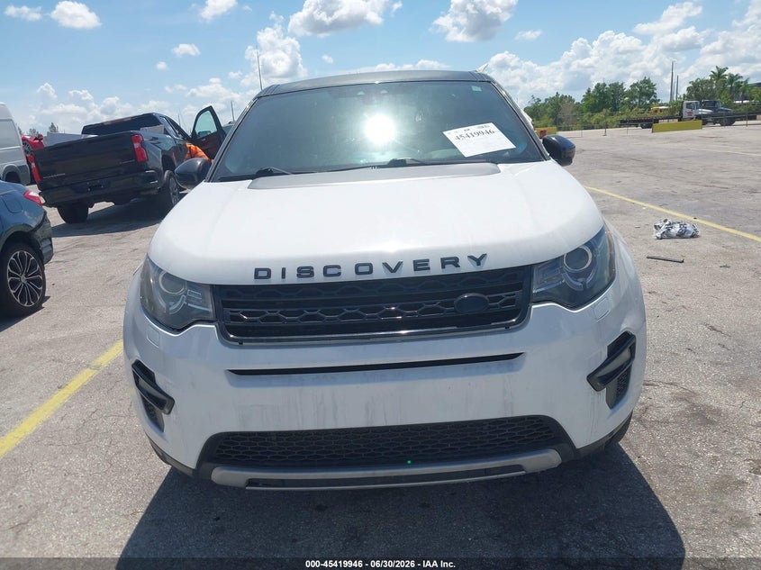 2016 Land Rover Discovery Sport Hse VIN: SALCR2BG4GH596985 Lot: 45419946