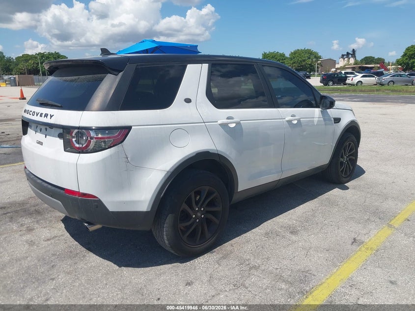 Vin: salcr2bg4gh596985, lot: 45917997, land rover discovery sport hse 20164