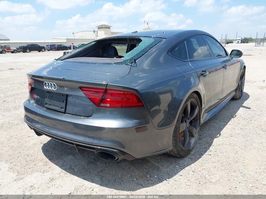 Vin: wuaw2afc8en901450, lot: 45918012, audi rs 7 4.0t prestige 20144