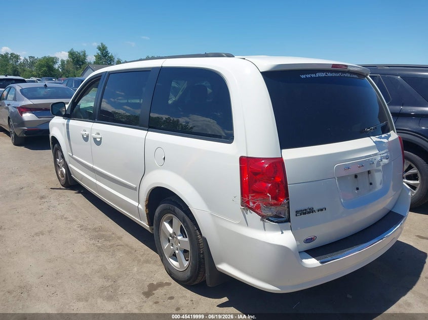 Vin: 2c4rdgcg3cr149509, lot: 45918050, dodge grand caravan sxt 20123