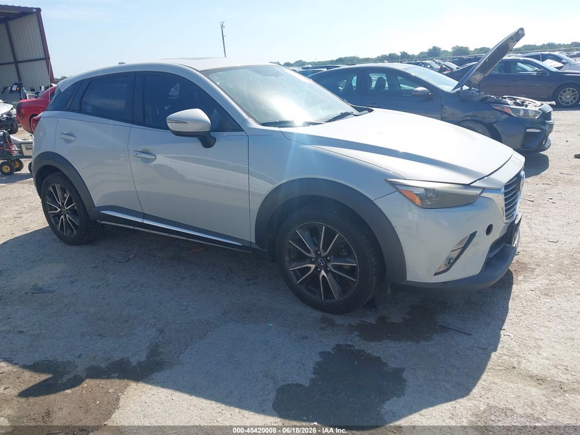 Vin: jm1dkbd79g0104866, lot: 45918059, mazda cx-3 grand touring 20161