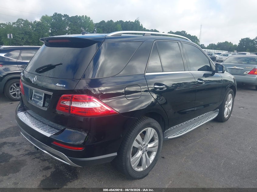 2015 MERCEDES-BENZ ML 350 auction photo 4