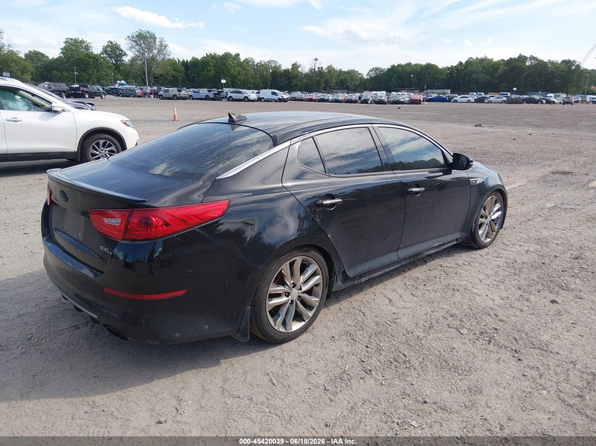 Vin: 5xxgr4a6xfg456609, lot: 45918090, kia optima sxl turbo 20154