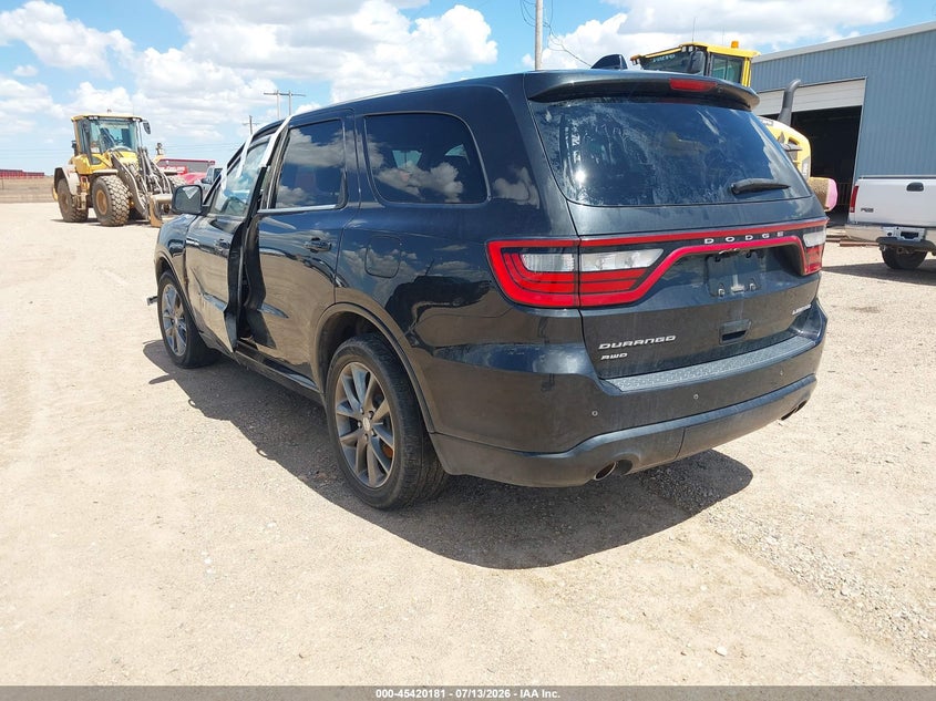 Vin: 1c4rdjdg8fc114621, lot: 45918232, dodge durango limited 20153