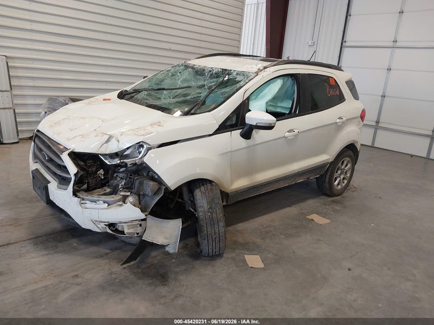 VIN MAJ6S3GL6LC370237 2020 FORD ECOSPORT SE