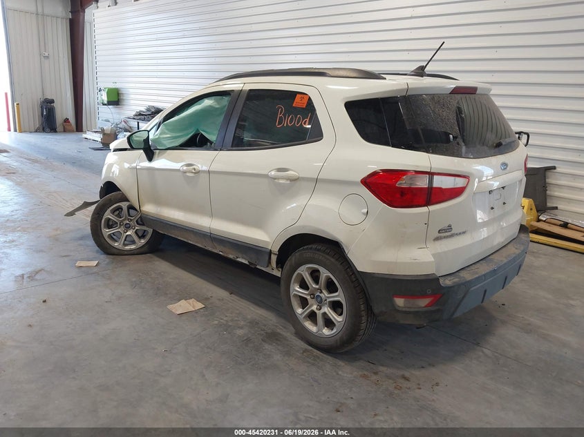 VIN MAJ6S3GL6LC370237 2020 FORD ECOSPORT SE