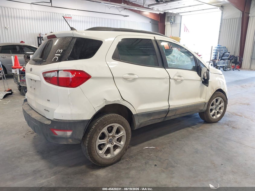 VIN MAJ6S3GL6LC370237 2020 FORD ECOSPORT SE